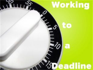 Working to the deadline